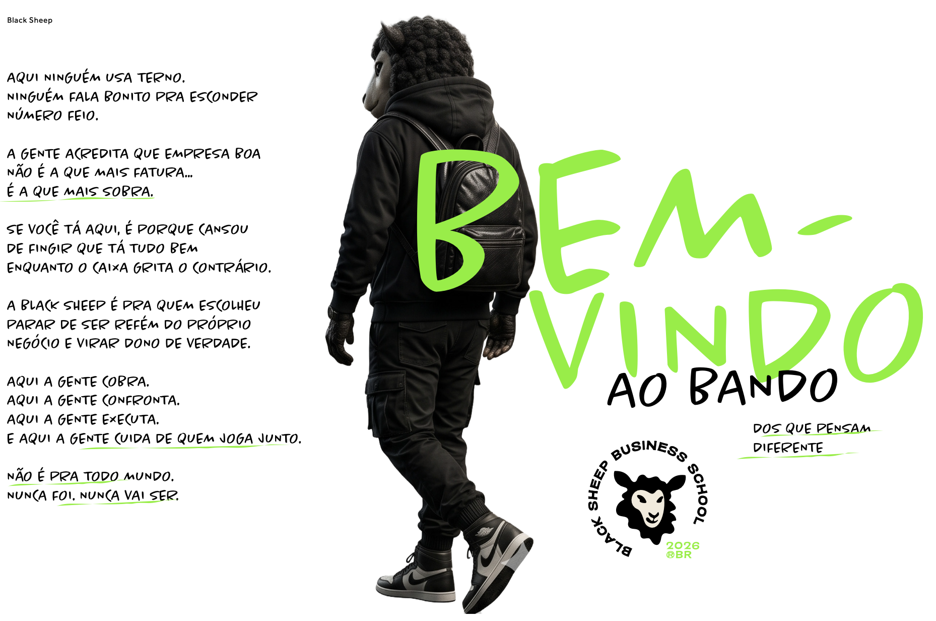 Black Sheep — Bem-vindo ao bando dos que pensam diferente